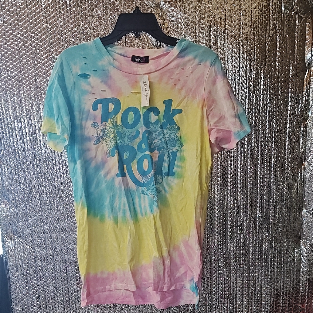 Mine B Tie Dye Rock & Roll Tee